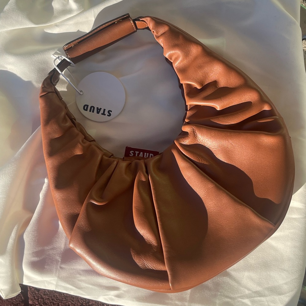 NWT STAUD Soft Moon Pleated bag!